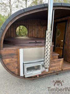 Sauna de jardín con jacuzzi exterior (6)