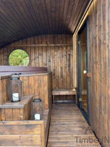 Sauna de jardín con jacuzzi exterior (8)
