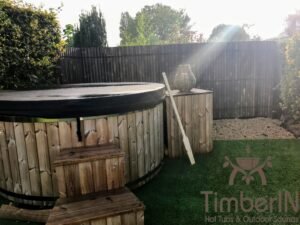 Wood fired hot tub with jets – timberin rojal (1)