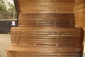 Outdoor hobbit style wooden sauna 4 2 scaled