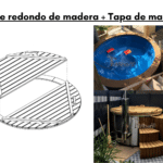 Borde redondo de madera Tapa de madera