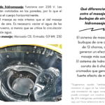 El sistema de hidromasaje