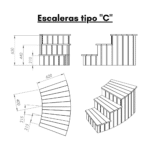 Escaleras tipo C