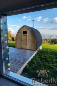 Kültéri hordó szauna – pod – iglu (1)