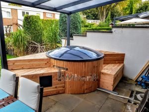 Sunken Terrace Fiberglass Jacuzzi (1)