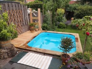 Spa madera exterior de leña 153 Timberin nordic square