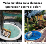 Valla metalica en la chimenea 3