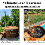 Valla metalica en la chimenea 4