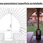 Ventana panoramica superficie acristalada 100
