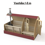 Vestidor 1.5 m