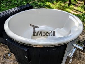 Garden fiberglass hot tub