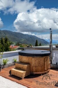 Wood or pellet fired hot tubs wpc