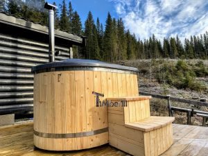 Wooden Fiberglass Ofuro Hot Tub For Two (4)