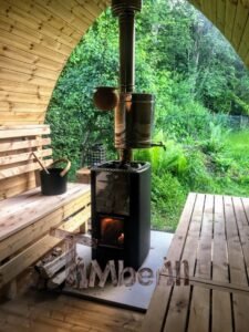 Außensauna gartensauna iglu pod mit holzofen elektrisch 1 3