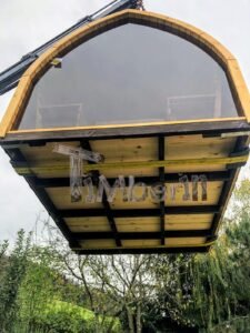 Außensauna gartensauna iglu pod mit holzofen elektrisch 2 2
