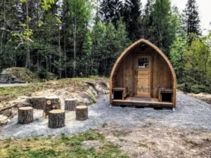 Außensauna für garten iglu design 2 3