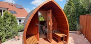 Außensauna für garten iglu design 2
