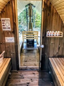 Außensauna für garten iglu design 3 3