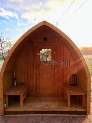 Außensauna für garten iglu design 6 1
