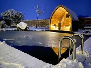 Aussensauna gartensauna iglu pod 5