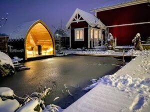 Aussensauna gartensauna iglu pod 6