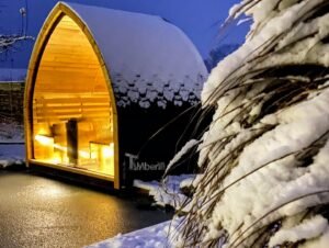 Aussensauna gartensauna iglu pod 7