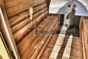 Igloo fasssauna mit glas 30