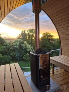 Sauna de madera exterior Iglu 118 Timberin nordic pod™ porch (3)