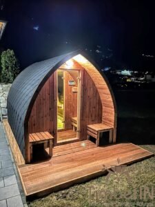 Kültéri szauna kabin – iglu (3)