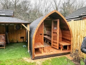 Kültéri szauna kabin – iglu (5)