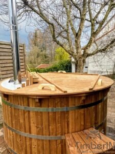 Barrel wooden hot tub deluxe thermowood (4)