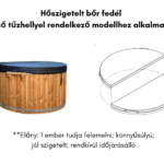 Hoszigetelt bor fedel