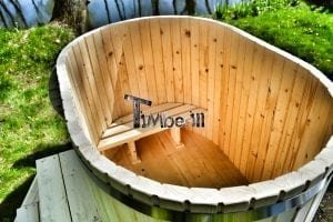 Wood Ofuro For 2 Persons Siberian Spruce TimberIN 6