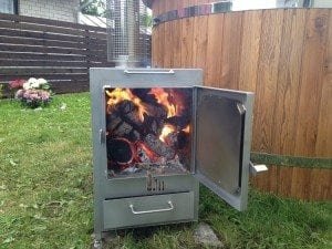 External rectangular stainless steel heater 3