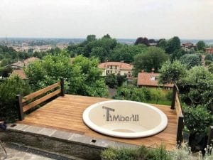 Sunken Patio Hot Tub Jacuzzi (7)