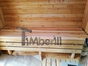 Barrel Garden Sauna With Canopy Terrace And Electric Heater (16)