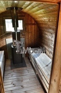 Barrel wooden thermo sauna 33