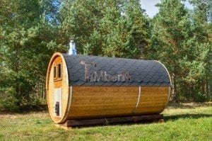 Barrel wooden thermo sauna 8