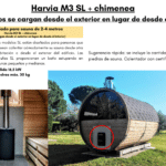 Harvia M3 SL chimenea