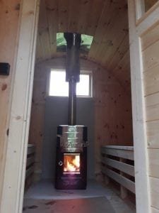 Outdoor Barrel Round Sauna (2)