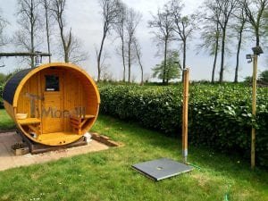 Outdoor Barrel Round Sauna (2)
