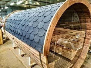 Outdoor Barrel Round Sauna (21)