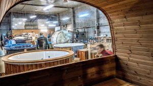 Rectangular Barrel Wooden Outdoor Sauna (11)