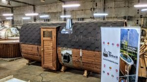 Rectangular Barrel Wooden Outdoor Sauna (30)