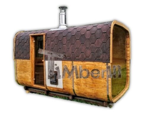 Sauna exterior barril