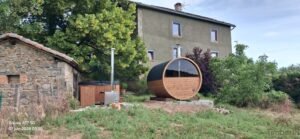 Sauna barril de madera 183 Timberin nordic barrel™ classic (3)