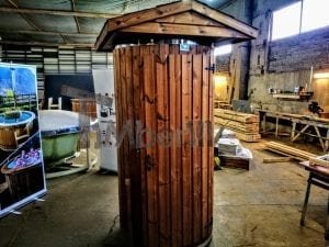 Outdoor Indoor Wooden Shower Thermo Wood With LED (6)
