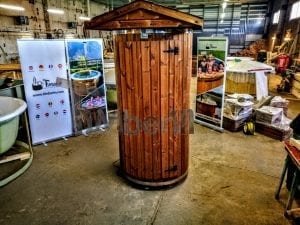 Outdoor Indoor Wooden Shower Thermo Wood With LED (8)