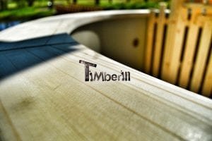 Wood fired hot tub for garden. Includes sand filtration 2 LED and wall insulation 27