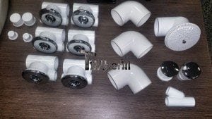 Hydro water massage set for hot tubs 1